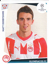 Matt Derbyshire Olympiacos FC samolepka UEFA Champions League 2009/10 #530